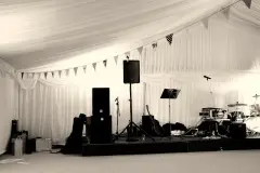 Staging for bands